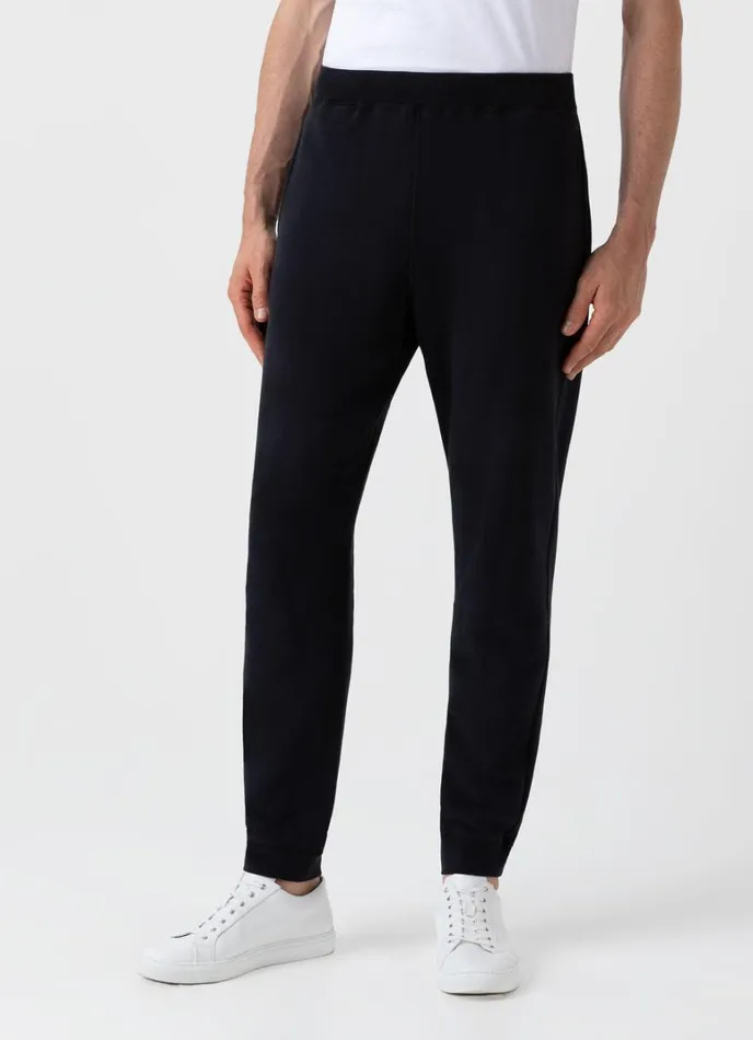 SUNSPEL Sweatshirts and Sweatpants Loopback Sweatpants Black 8211 Men