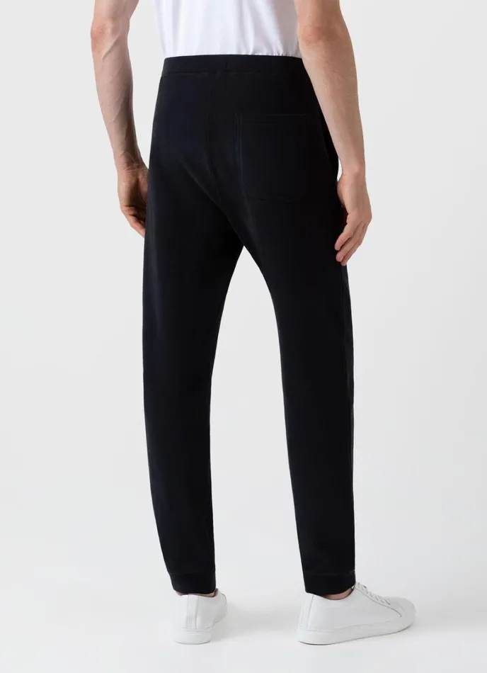 SUNSPEL Sweatshirts and Sweatpants Loopback Sweatpants Black 8211 Men