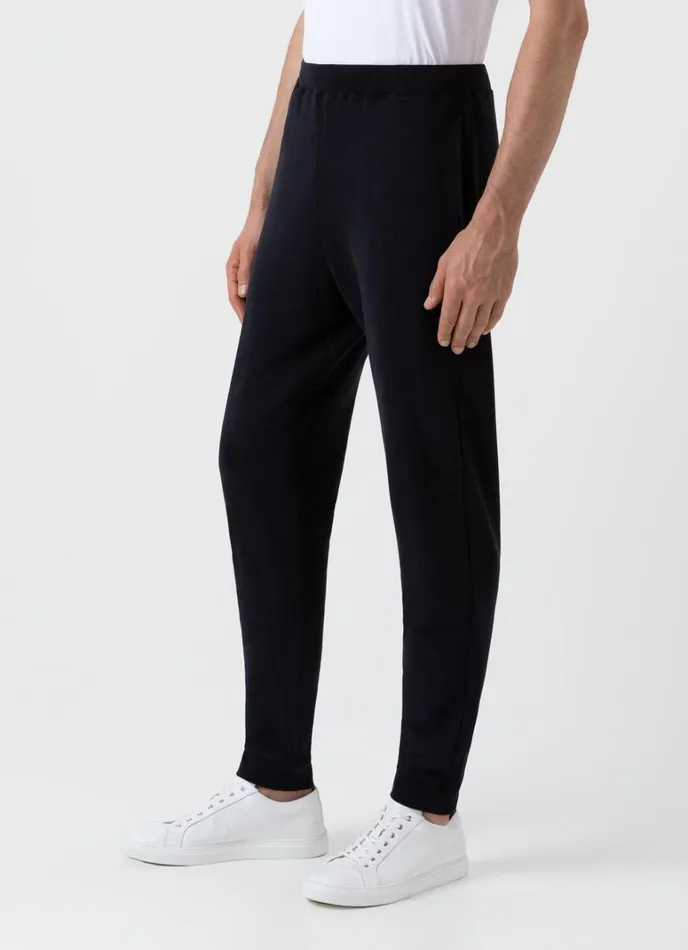 SUNSPEL Sweatshirts and Sweatpants Loopback Sweatpants Black 8211 Men