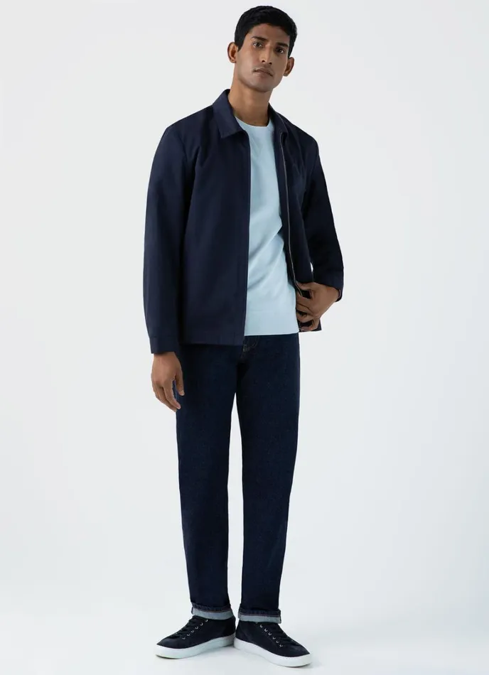 SUNSPEL Sweatshirts and Sweatpants Loopback Sweatshirt Light Blue 8211 Men
