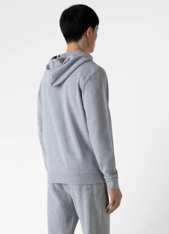 SUNSPEL Sweatshirts and Sweatpants Loopback Zip Hoodie Grey Melange 8211 Men