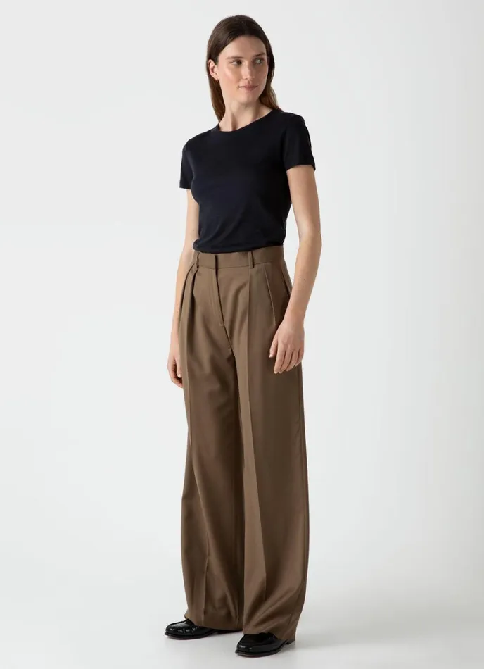 SUNSPEL Tshirts and Tops Sea Island Cotton Tshirt Black 8211 Women