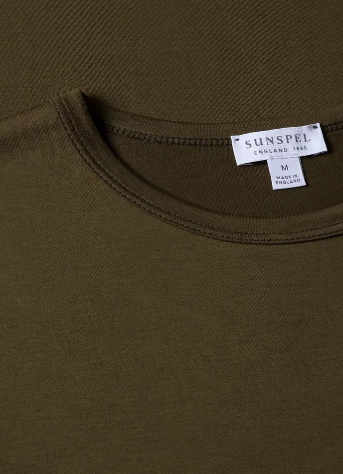 SUNSPEL Tshirts Classic Tshirt Dark Olive 8211 Men