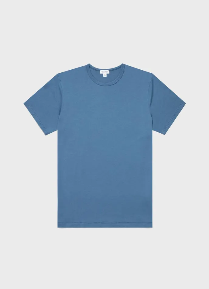 SUNSPEL Tshirts Classic Tshirt Steel Blue 8211 Men