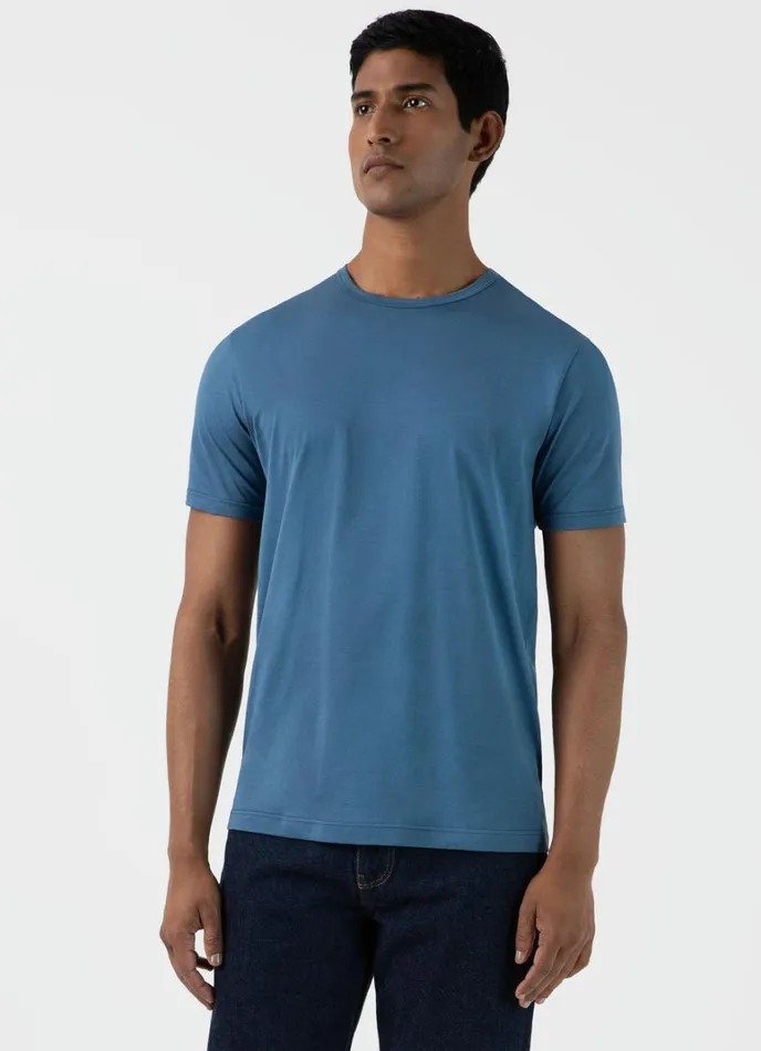 SUNSPEL Tshirts Classic Tshirt Steel Blue 8211 Men