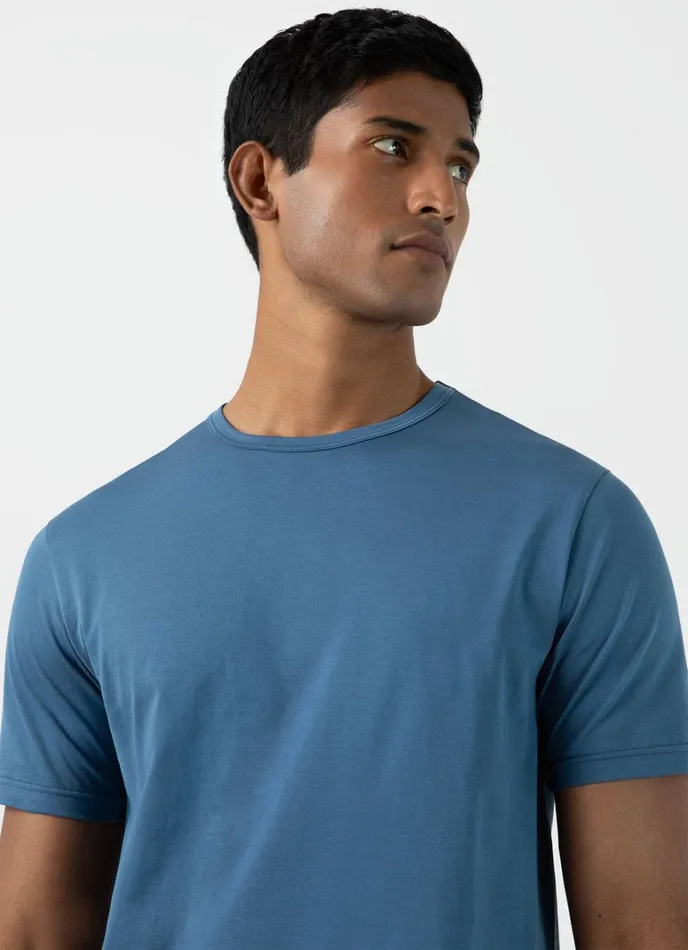 SUNSPEL Tshirts Classic Tshirt Steel Blue 8211 Men