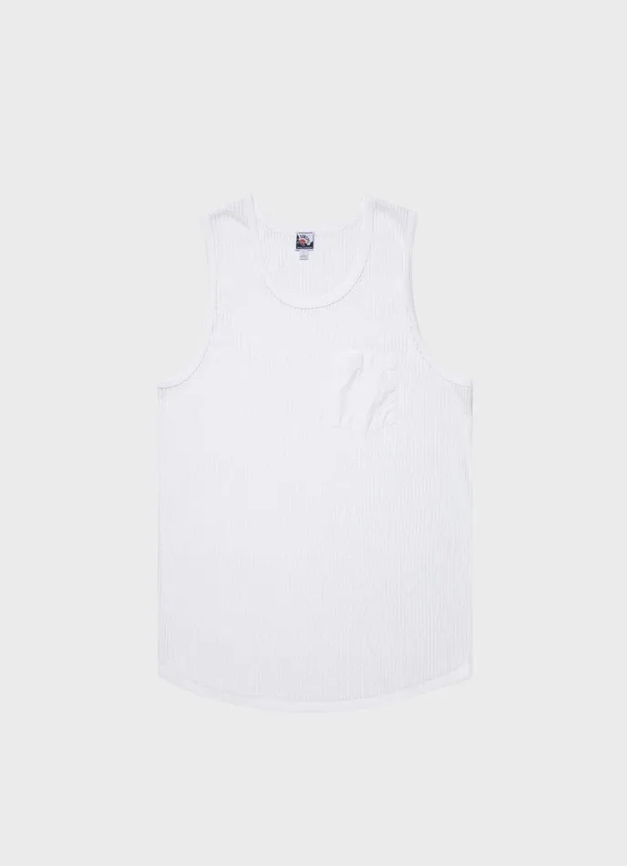 SUNSPEL Tshirts X Nigel Cabourn Mesh Vest White 8211 Men