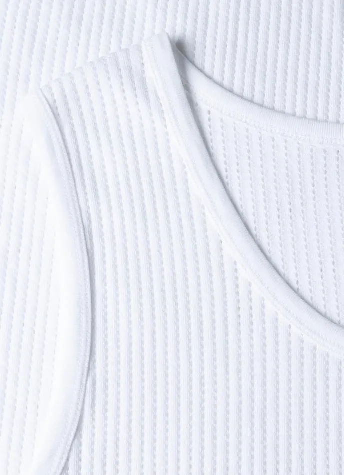 SUNSPEL Tshirts X Nigel Cabourn Mesh Vest White 8211 Men