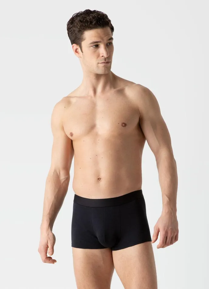 SUNSPEL Trunks and Shorts Sea Island Cotton Trunks Black 8211 Men
