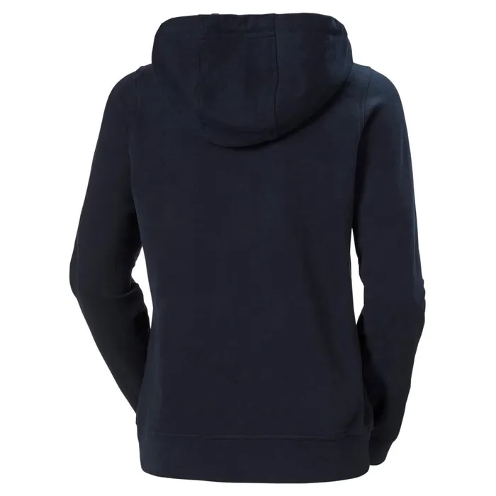 Sweaters Hoodies and Long Sleeve Shirts Women Helly Hansen W HH LOGO FULL ZIP HOODIE 597 Navy