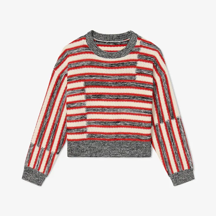 Sweaters The Leila Slouchy Sweater 8211 Multi Knit Sunset Stripe M M LaFleur Women