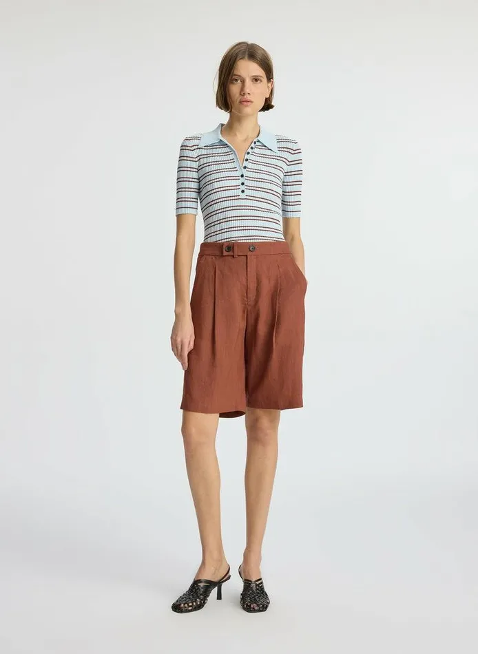 Sweaters Women ALC Sydney Ribbed Top Ice Watersequoia Sweaters Women ALC Sydney Ribbed Top Ice Watersequoia