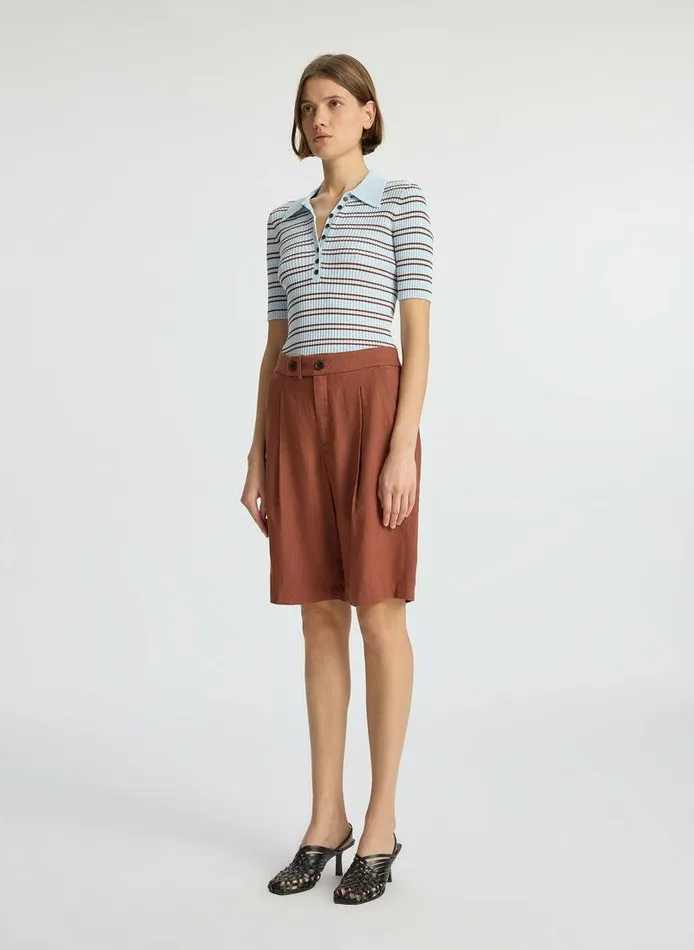 Sweaters Women ALC Sydney Ribbed Top Ice Watersequoia Sweaters Women ALC Sydney Ribbed Top Ice Watersequoia