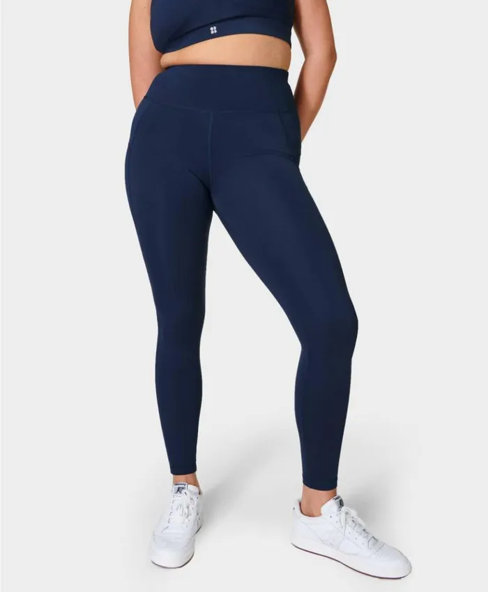 Sweaty Betty All Day Leggings Navy Blue Clothing Full Length