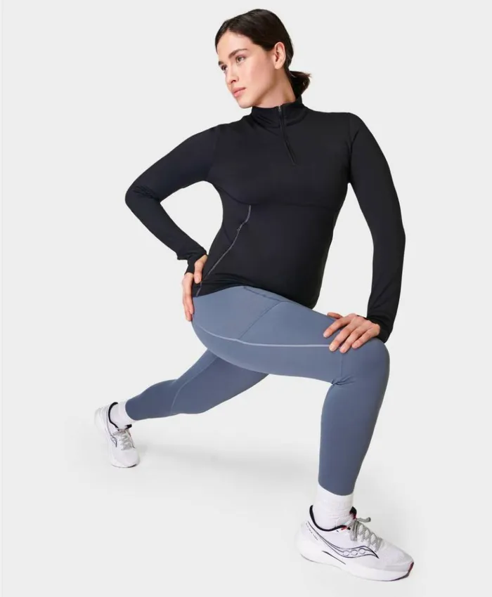 Sweaty Betty Therma Boost 20 Reflective Running Leggings Endless Blue Clothing