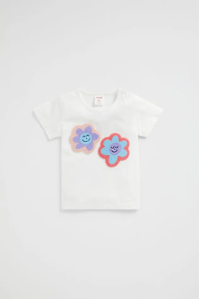TShirts and Tops Baby Seed Heritage Flowers Tee Canvas