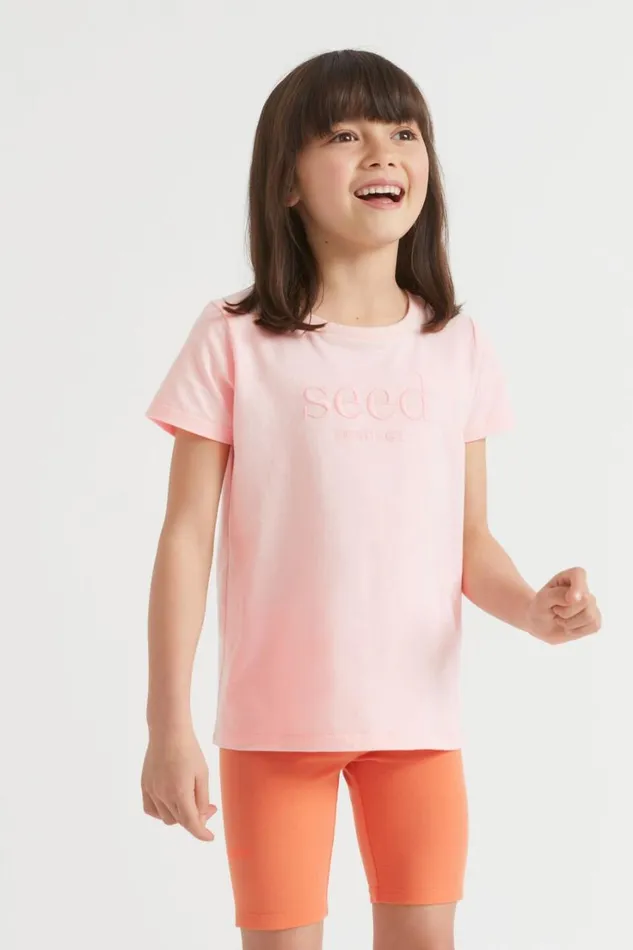 TShirts and Tops GirlBoy Seed Heritage Core Logo Tee Dusty Rose