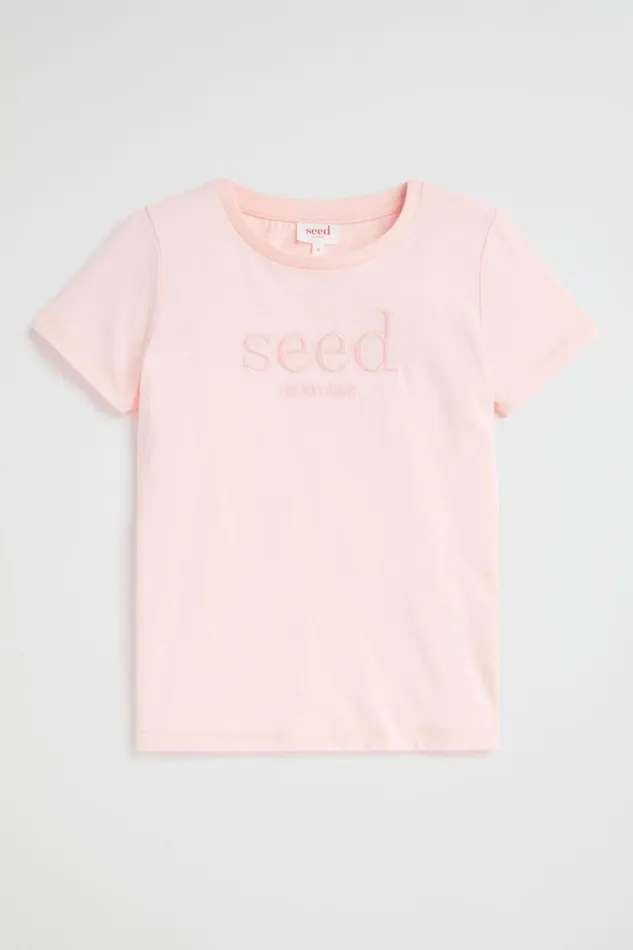 TShirts and Tops GirlBoy Seed Heritage Core Logo Tee Dusty Rose