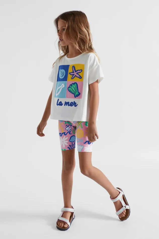 TShirts and Tops Girl Seed Heritage La Mer Tee Canvas