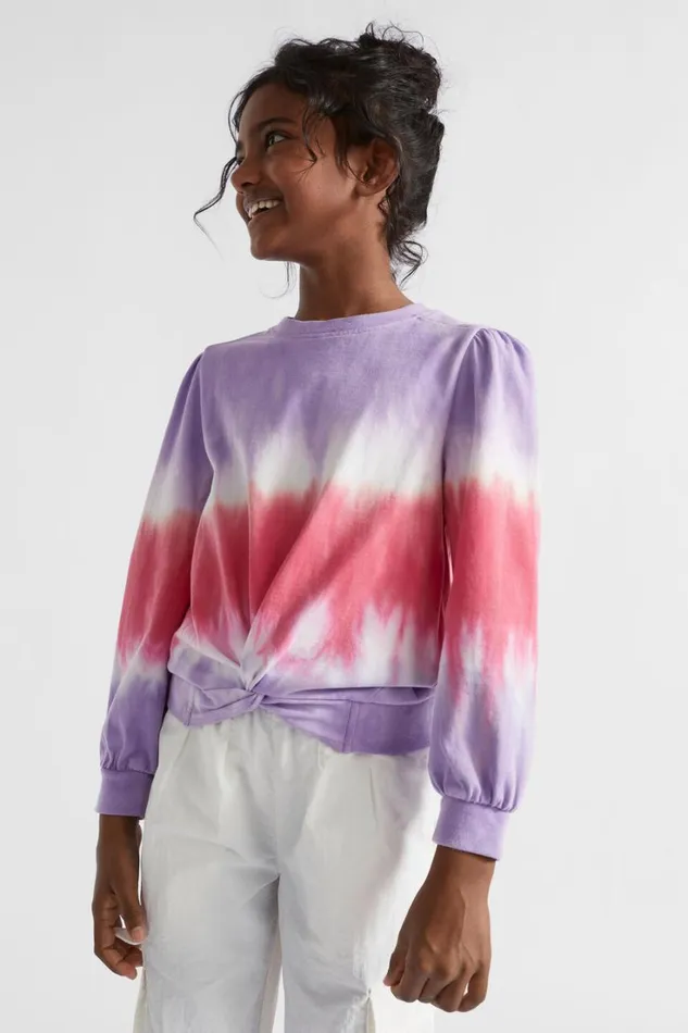 TShirts and Tops Girl Seed Heritage Tiedye Rugby Top Multi