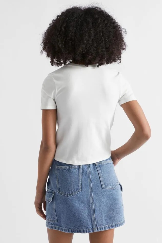 TShirts and Tops Teen Girl Seed Heritage Baby Tee White