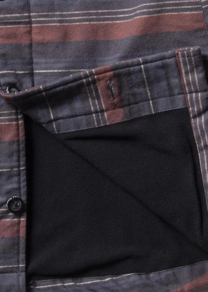 Tayrona Overshirt Barn Red Men Vissla Shirts and Flannels
