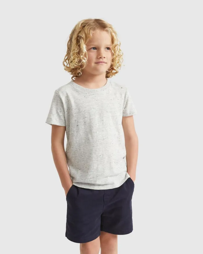 Teen Boy Boy Seed Heritage Core Basic Tee Cloudy Marle