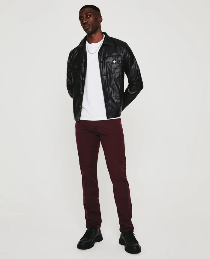 Tellis Maroon Peak Men AG Jeans Pants