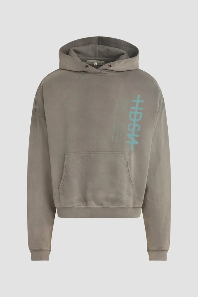 Tops and Sweaters Men Hudson Jeans Crop Hoodie Storm Grey Tops and Sweaters Men Hudson Jeans Crop Hoodie Storm Grey