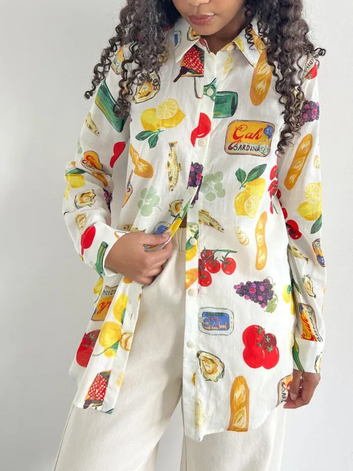 Tops Shop Lisa Says Gah Tessa Button Down