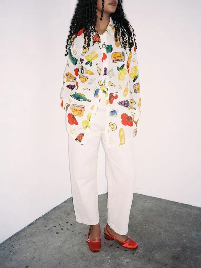 Tops Shop Lisa Says Gah Tessa Button Down