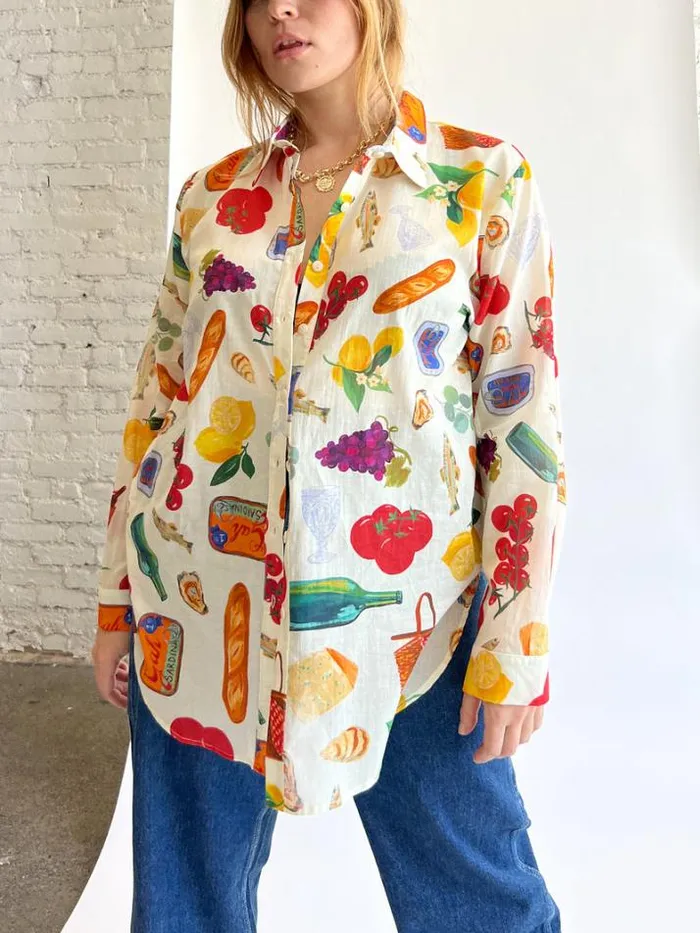 Tops Shop Lisa Says Gah Tessa Button Down