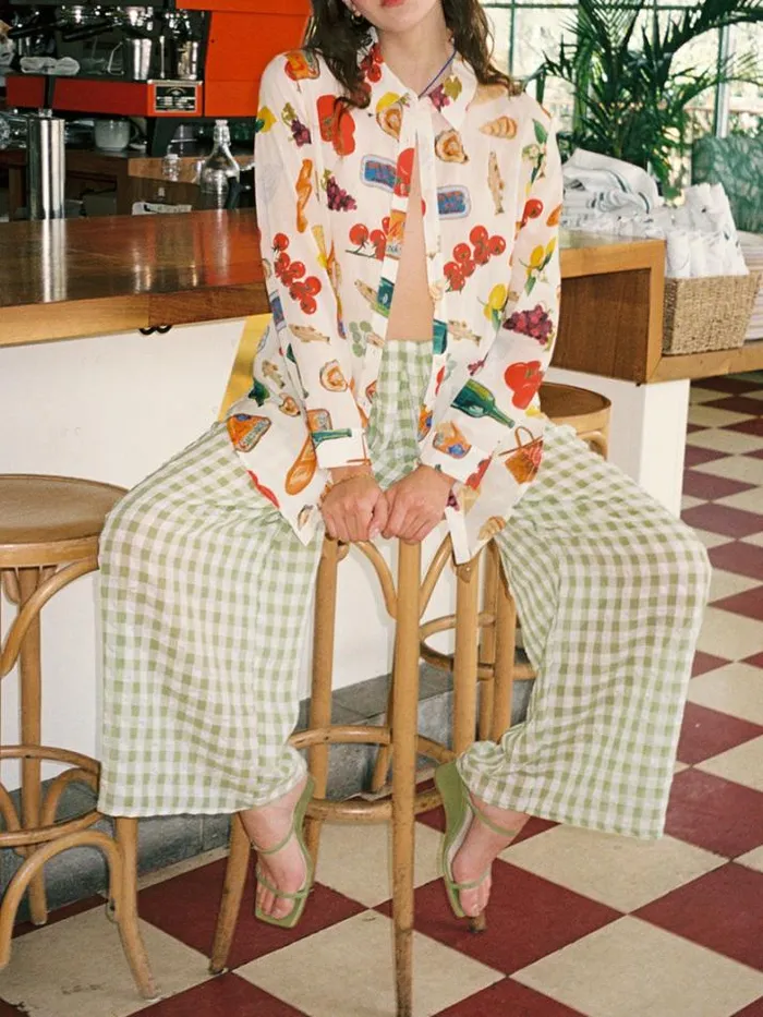 Tops Shop Lisa Says Gah Tessa Button Down