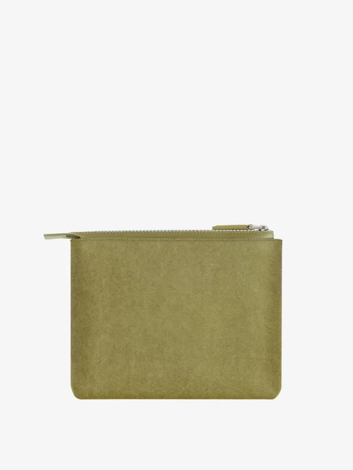 Travel Pouch In Canvas Khaki Men Givenchy Wallets and Card Holders