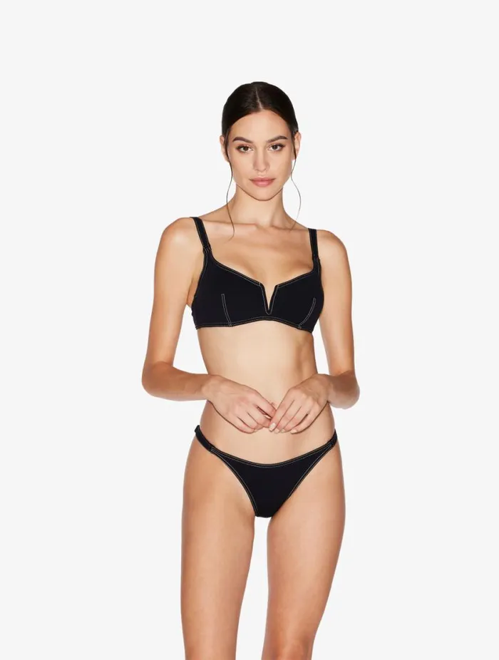 Triangle Bikini Top In Black Swim La Perla Bikinis