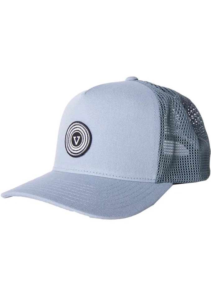 Trip Out Eco Trucker Hat Stone Blue Men Vissla Accessories