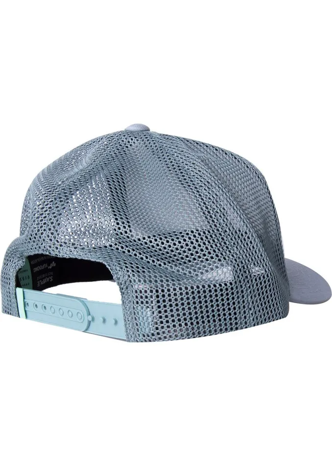 Trip Out Eco Trucker Hat Stone Blue Men Vissla Accessories