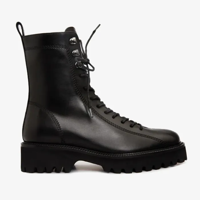 Vinci Leather Boots and Booties The Moreno Black Leather LaceUp Mid Calf Boot 8211 Women Vinci Leather Boots and Booties The Moreno Black Leather LaceUp Mid Calf Boot 8211 Women