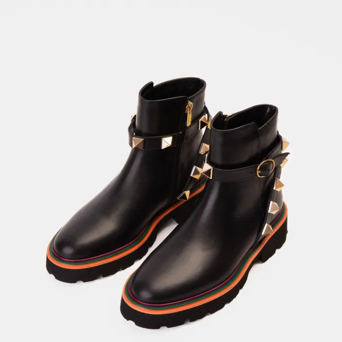 Vinci Leather Boots and Booties The Prag Black Leather Ankle Boot 8211 Women
