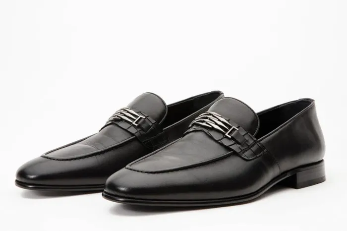 Vinci Leather Dress Shoes The Bogota Black Bit Loafer Shoe 8211 Men