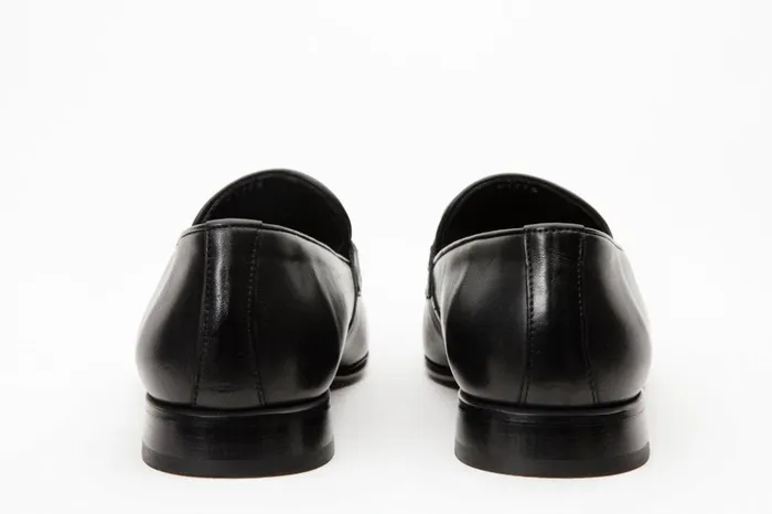 Vinci Leather Dress Shoes The Bogota Black Bit Loafer Shoe 8211 Men