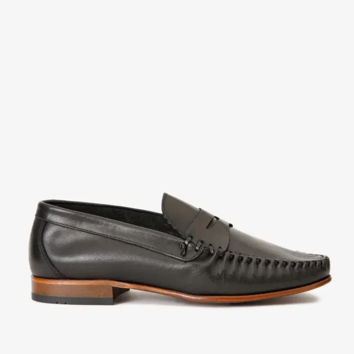 Vinci Leather Dress Shoes The Eregli Black Leather Penny Loafer Shoe 8211 Men Vinci Leather Dress Shoes The Eregli Black Leather Penny Loafer Shoe 8211 Men
