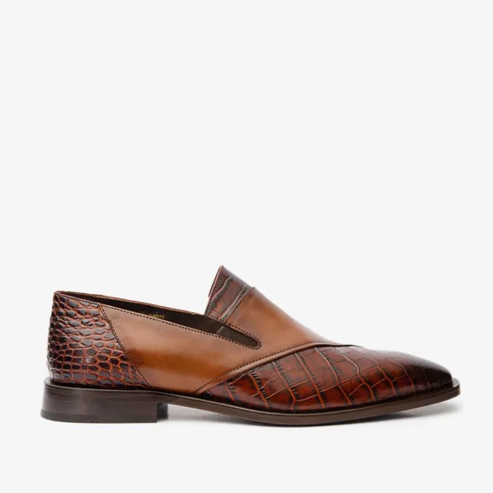 Vinci Leather Dress Shoes The Mississippi Tan Leather Loafer Shoe 8211 Men