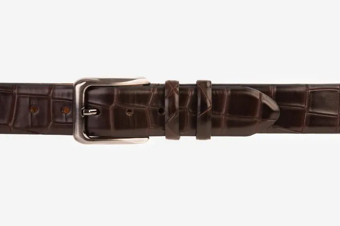 Vinci Leather Leather Belts The Patton Brown Color Calfskin Belt 8211 Men
