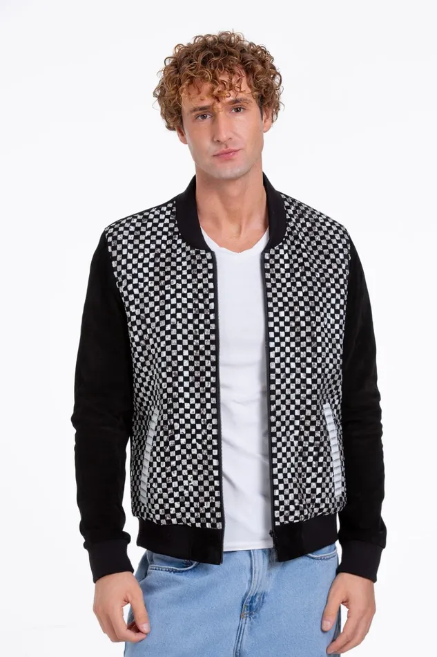 Vinci Leather Leather Jackets The Bedford Pythn Skin Handwoven Suede Leather Black Jacket 8211 Men Vinci Leather Leather Jackets The Bedford Pythn Skin Handwoven Suede Leather Black Jacket 8211 Men