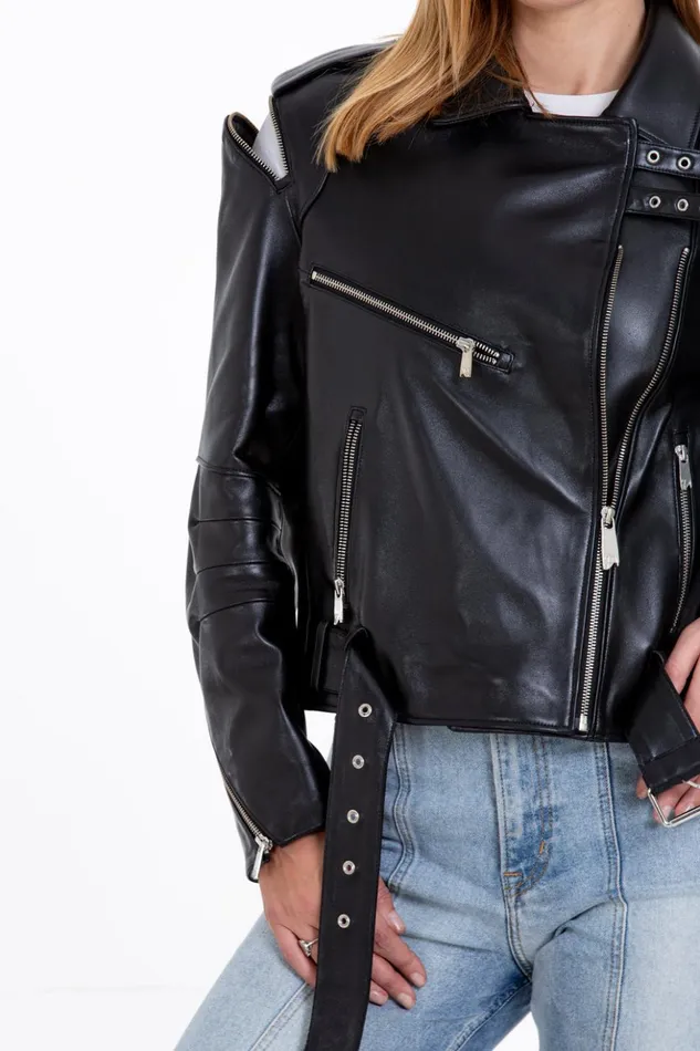 Vinci Leather Leather Jackets The Esquerra Leather Black Jacket 8211 Women