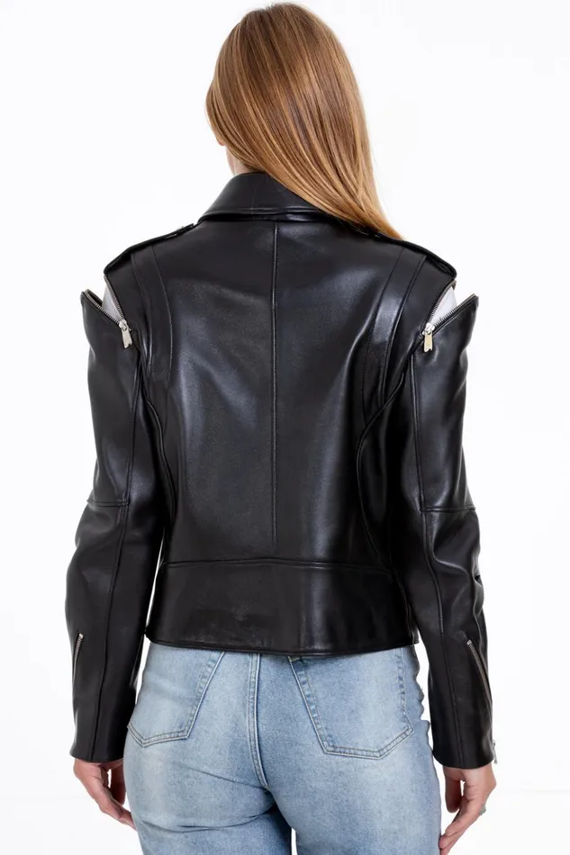 Vinci Leather Leather Jackets The Esquerra Leather Black Jacket 8211 Women