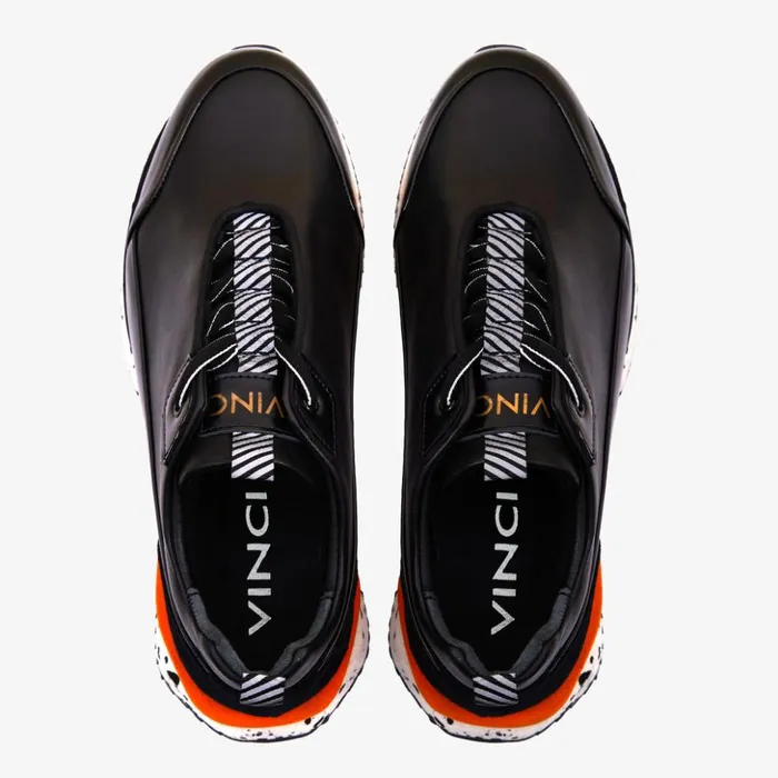Vinci Leather Sneakers The Milford Black Leather Sneaker 8211 Men