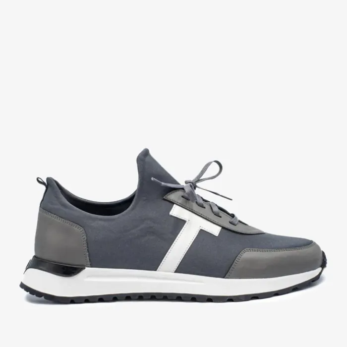 Vinci Leather Sneakers The Nebreska Grey Leather Sneaker 8211 Men