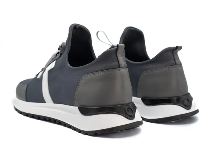 Vinci Leather Sneakers The Nebreska Grey Leather Sneaker 8211 Men